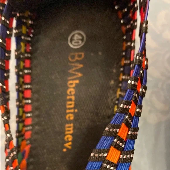 Bernie Mev Colorful Strappy Women's Sandals Size 40. 9/9.5 women’s - Picture 2 of 15